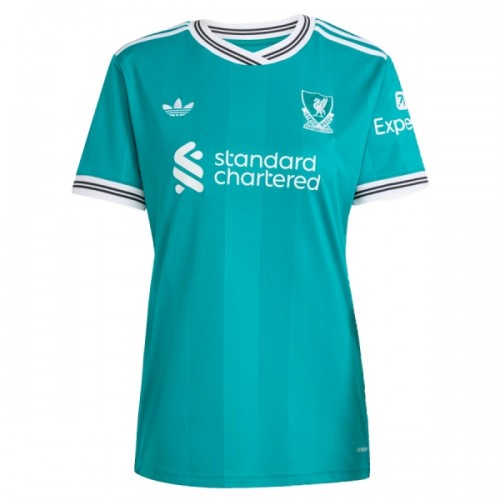 Officiële Voetbalshirt Liverpool Derde 2025-26 - Dames Officiële Voetbalshirt Liverpool Derde 2025-26 - Dames